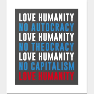 Love Humanity Posters and Art